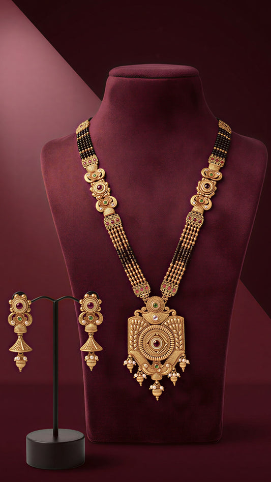 Rajwadi Long Mangalsutra