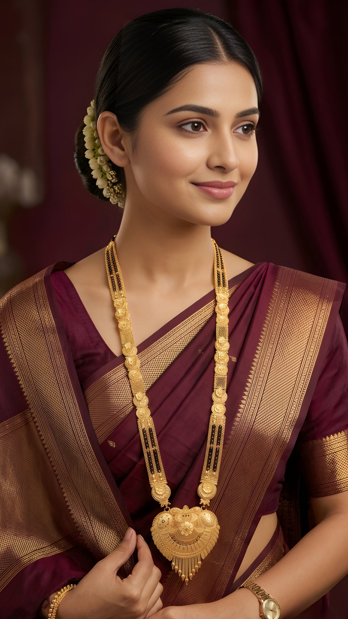 Forming Long Mangalsutra
