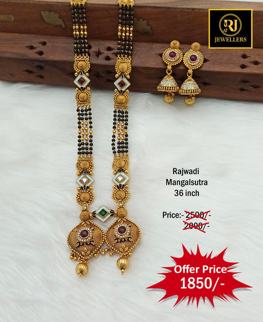 Rajwadi Long Mangalsutra