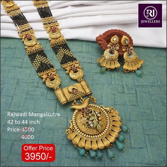 Rajwadi Long Mangalsutra