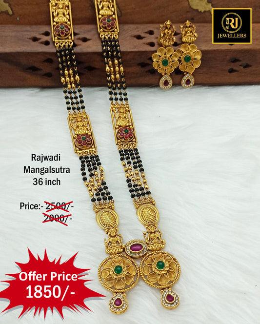 Rajwadi Long Mangalsutra