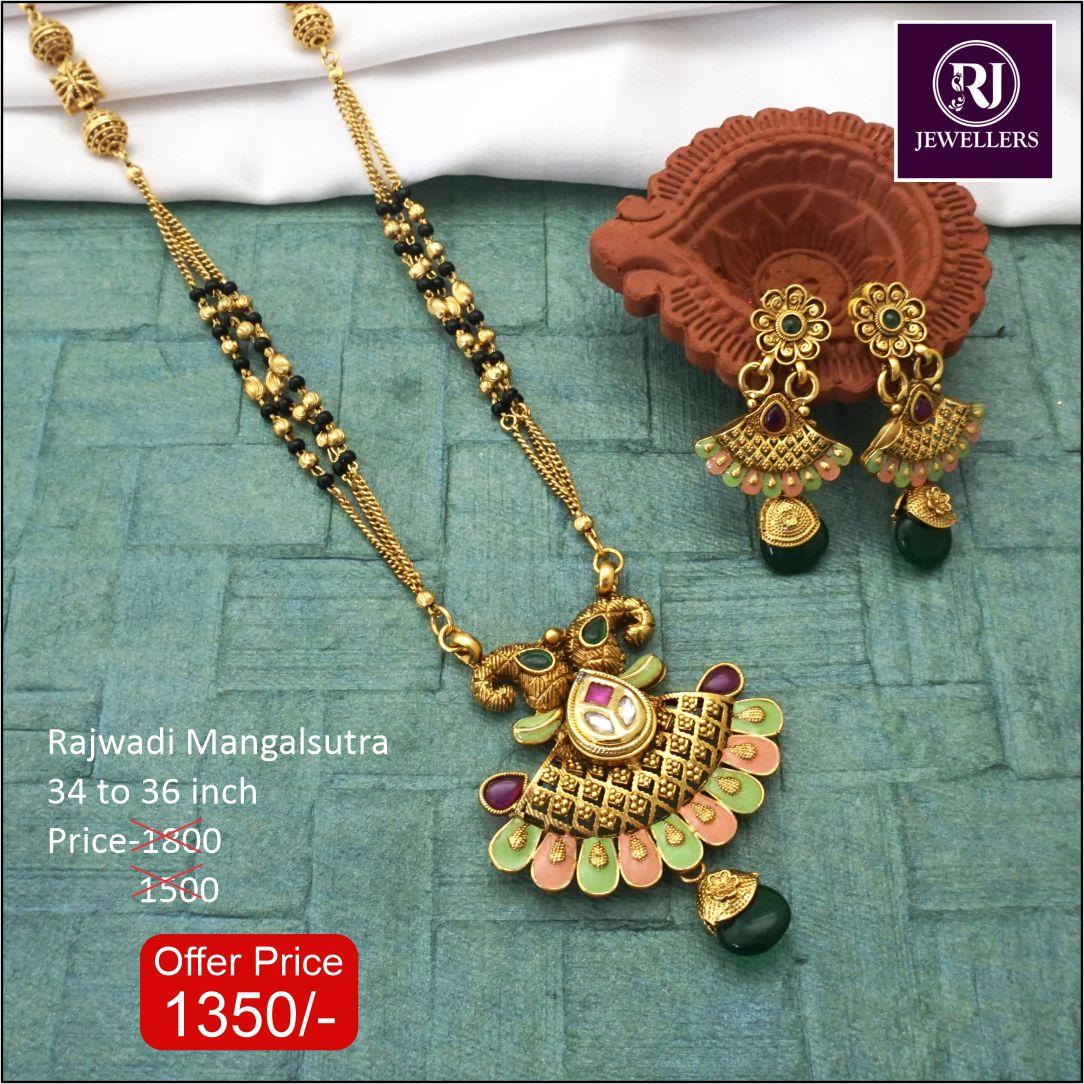 Rajwadi Long Mangalsutra