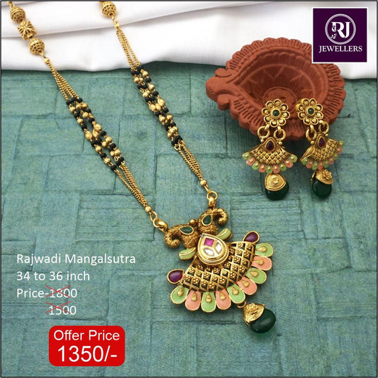 Rajwadi Long Mangalsutra