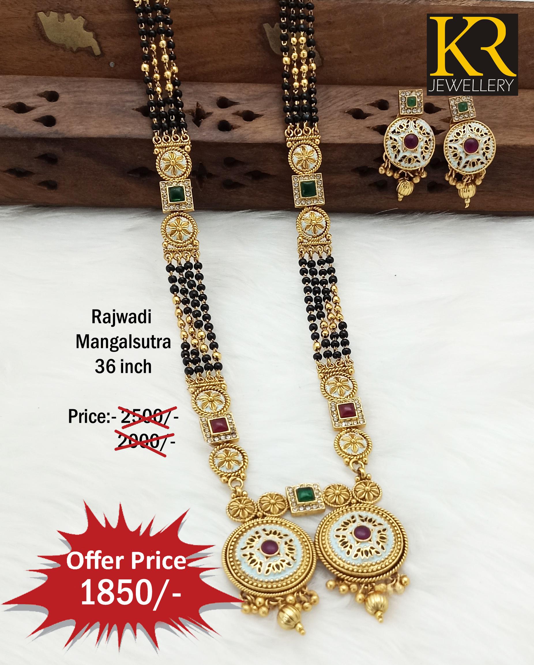 Rajwadi Long Mangalsutra