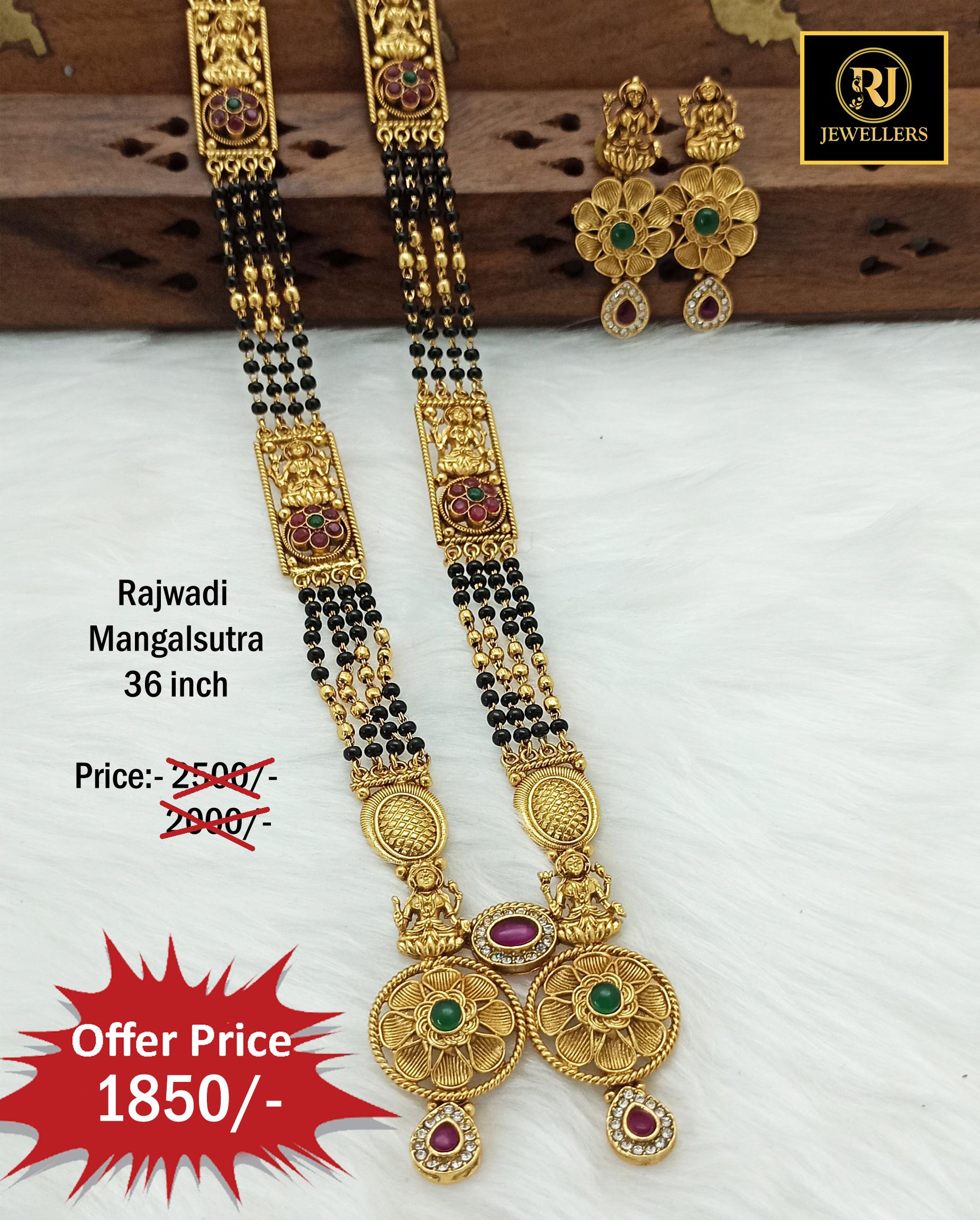 Rajwadi Long Mangalsutra