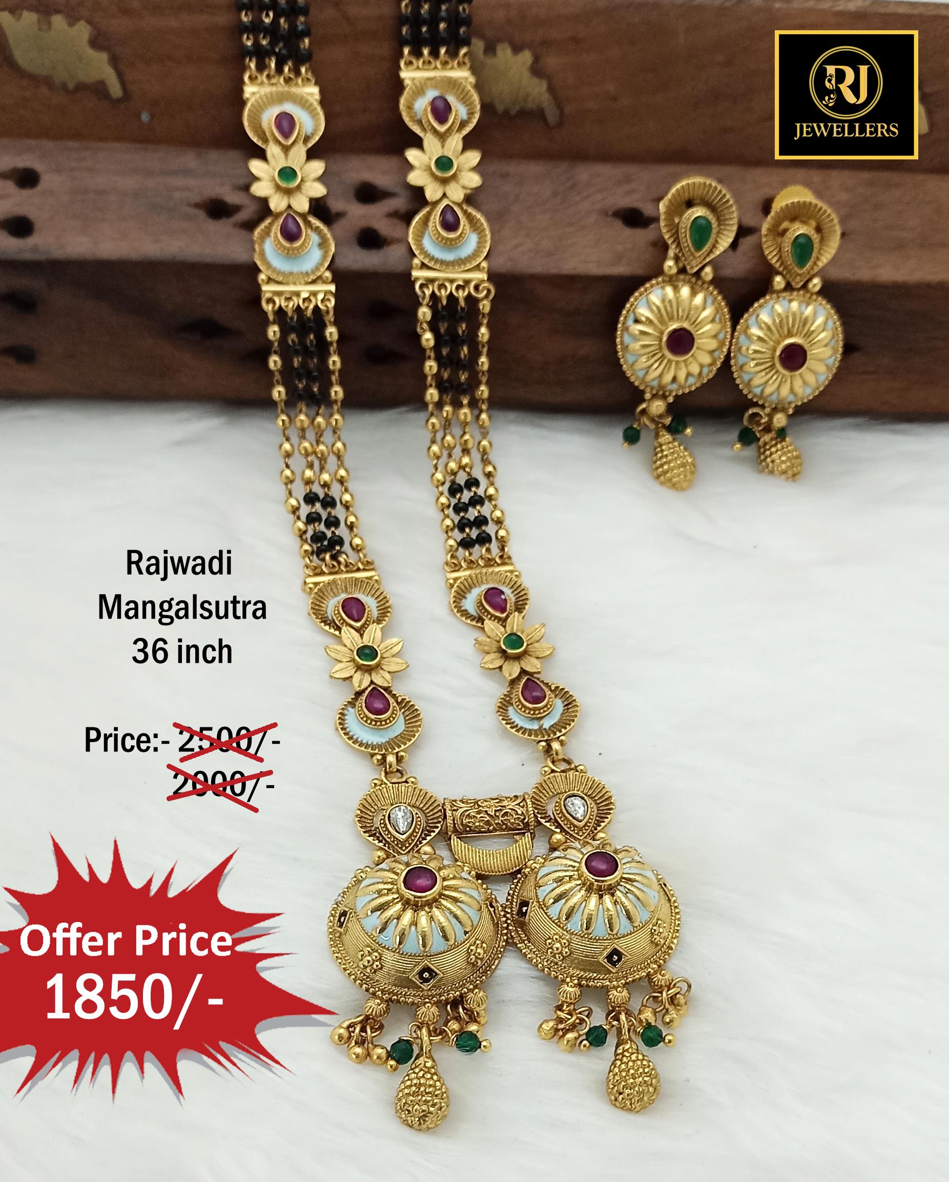 Rajwadi Long Mangalsutra