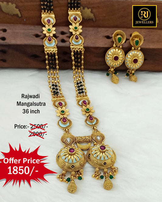 Rajwadi Long Mangalsutra