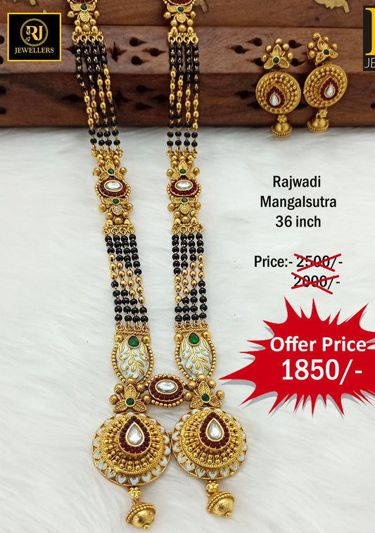 Rajwadi Long Mangalsutra