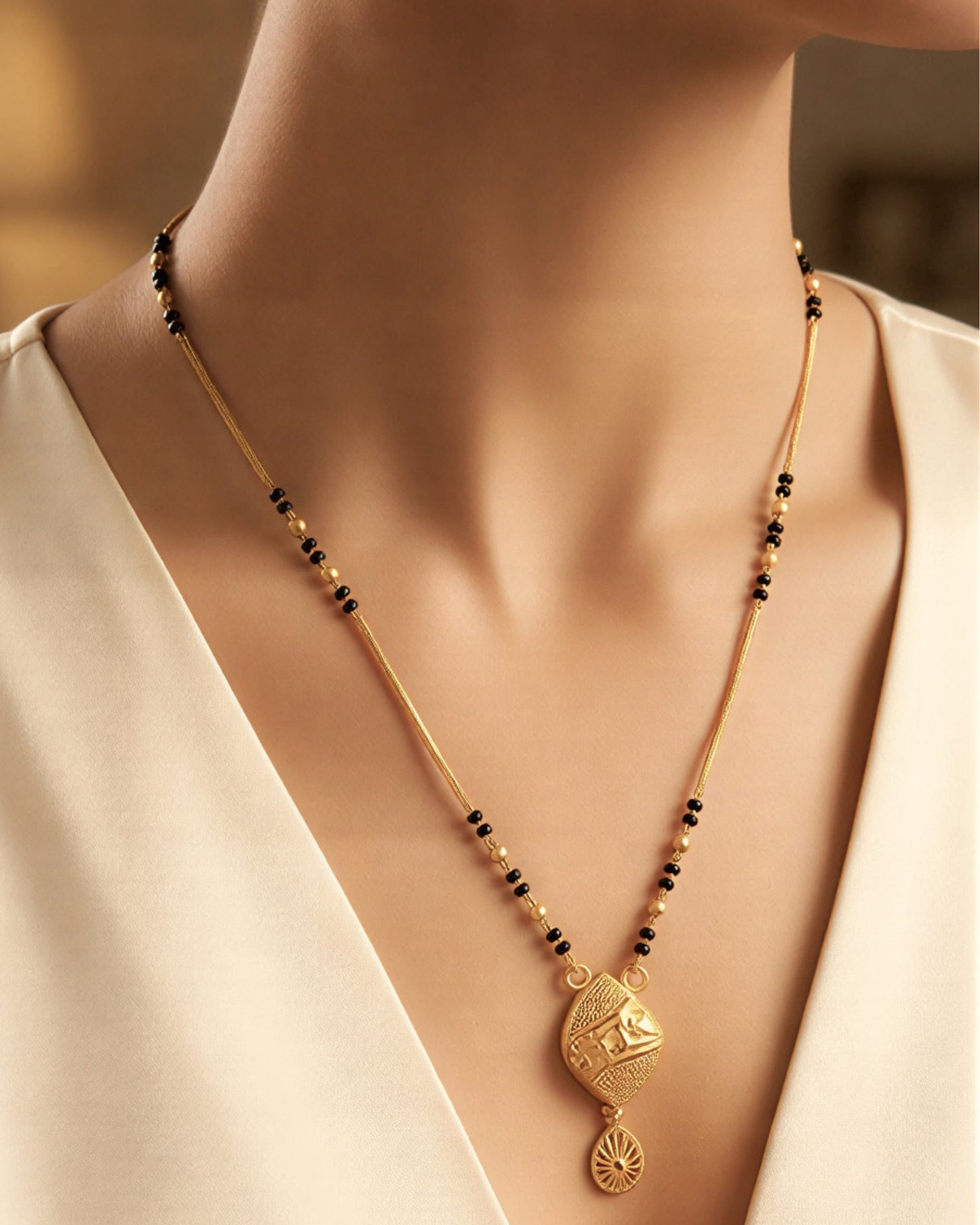 Forming Short Mangalsutra