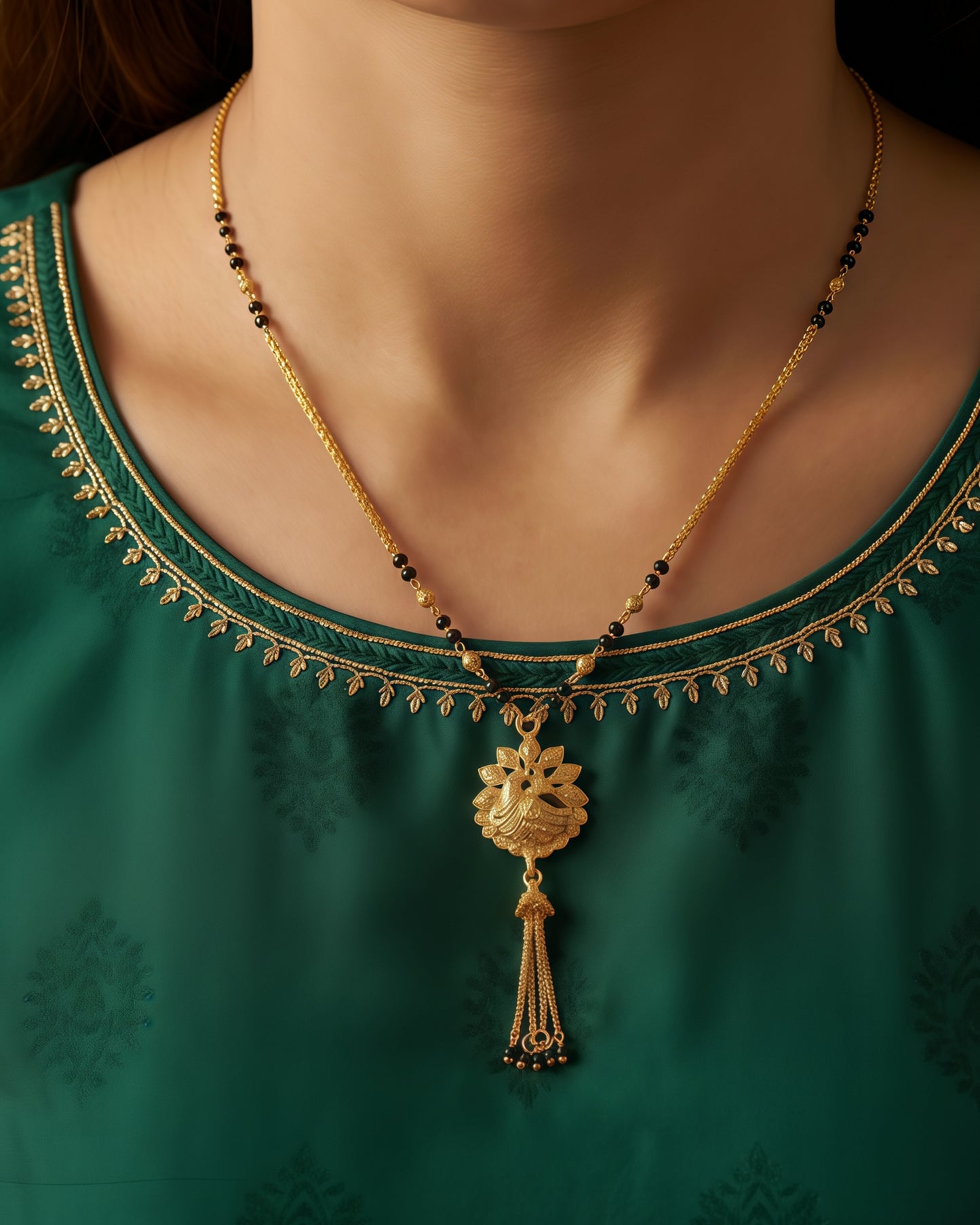 Forming Short Mangalsutra