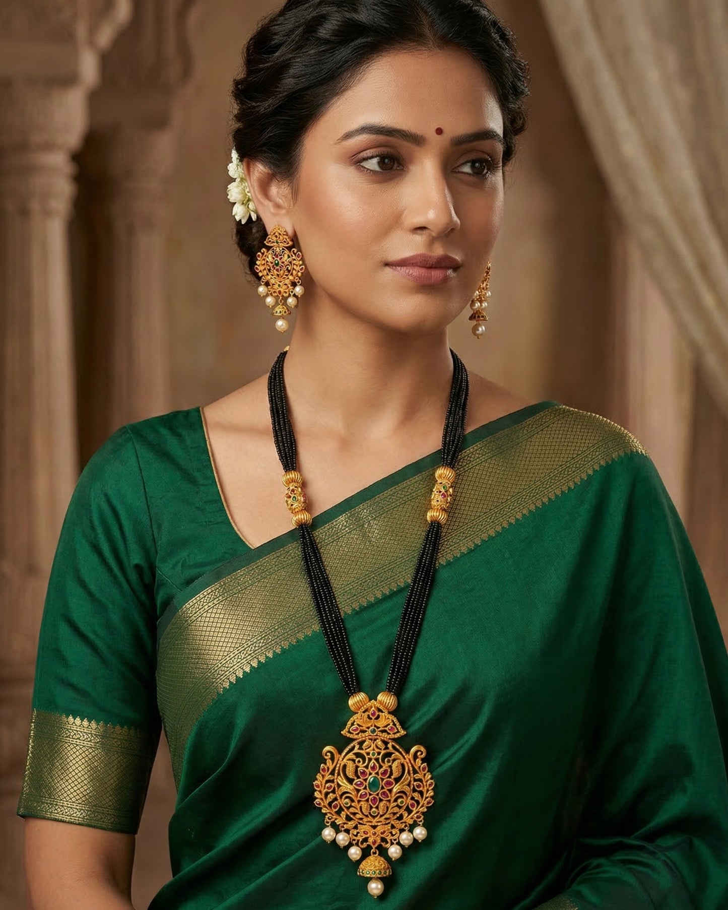 Matte Long Mangalsutra