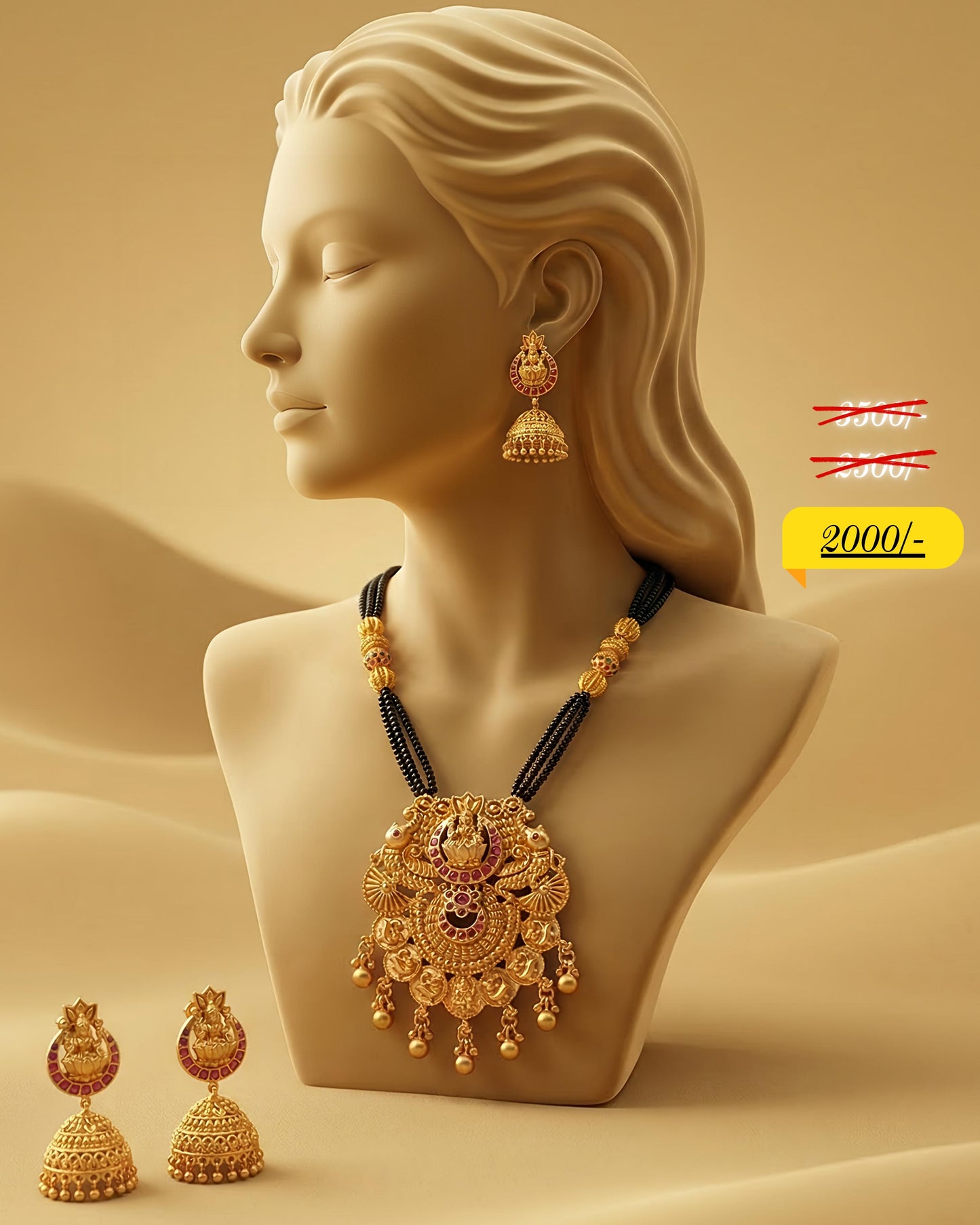 Matte Long Mangalsutra