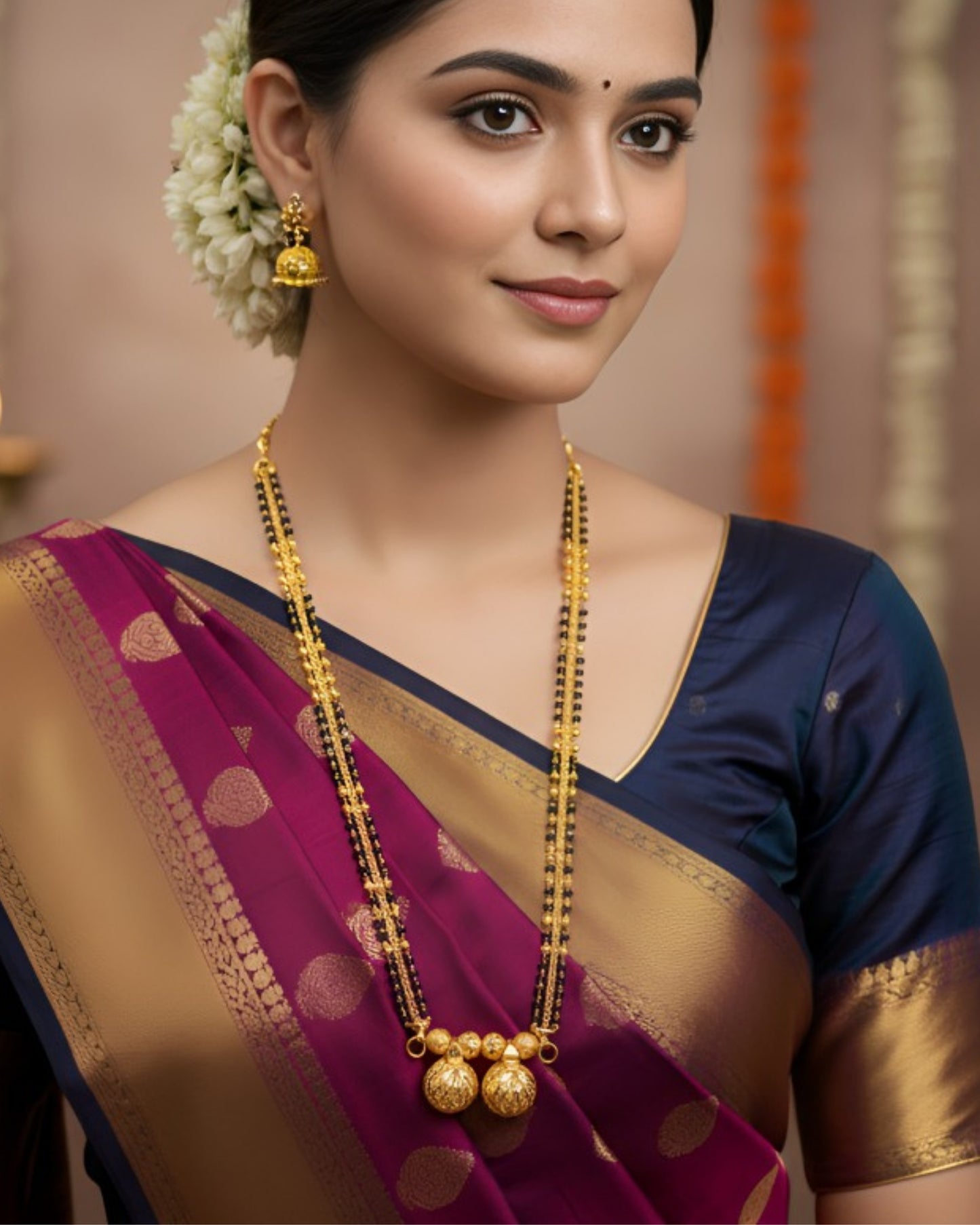 Forming Long Mangalsutra