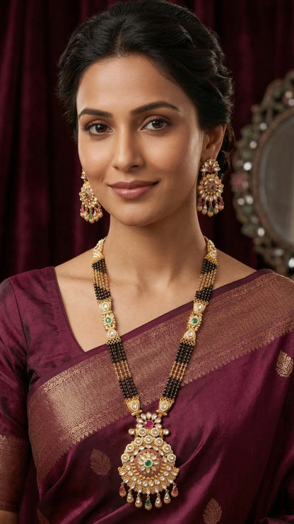Rajwadi Long Mangalsutra