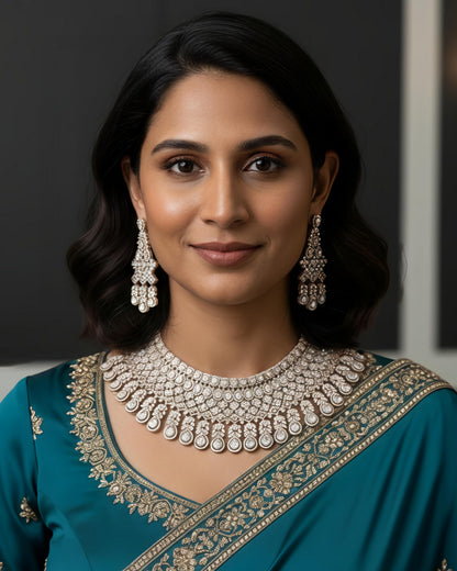 A D Stone Necklace