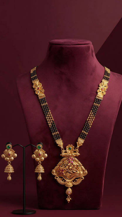 Rajwadi Long Mangalsutra