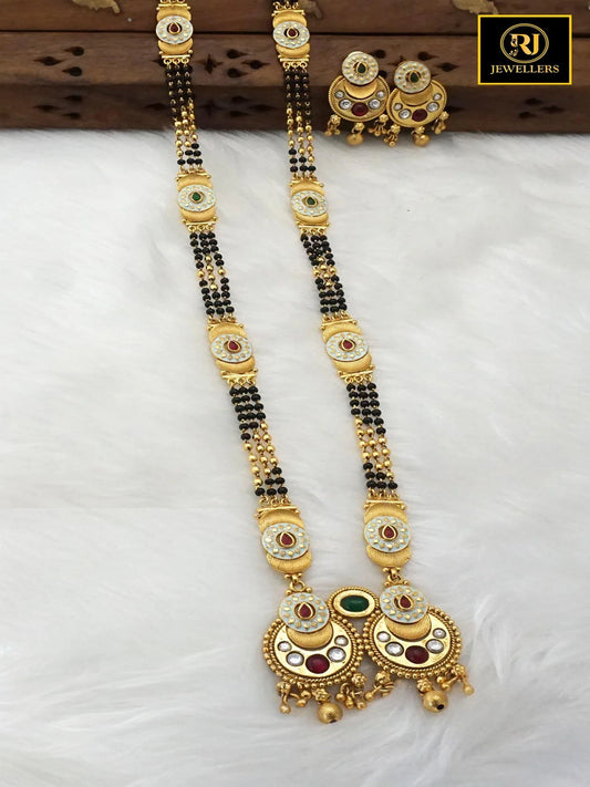 Rajwadi Long Mangalsutra